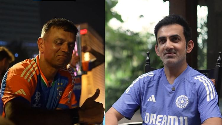 dravid-gambhir:-'भारत-को-गंभीर-के-अनुभव-का-फायदा-मिलेगा',-राहुल-द्रविड़-ने-भारतीय-मुख्य-कोच-को-जमकर-सराहा